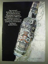 1977 Smirnoff Silver Vodka Ad - Egg Nog Wasn't - £14.56 GBP