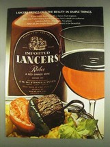 1978 Lancers Rubeo Wine Ad - Brings Out the Beauty - £14.50 GBP