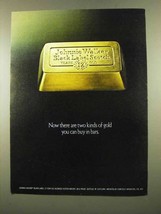 1975 Johnnie Walker Black Label Scotch Ad - Gold - £14.78 GBP