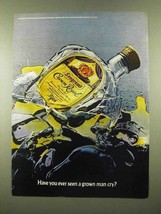 1975 Seagram's Crown Royal Whisky Ad - Grown Man Cry - £14.53 GBP