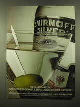 1975 Smirnoff Silver Vodka Ad - The Silver Martini - $18.49