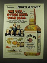 1975 Jim Beam Bourbon Ad - Ripley's Believe it or Not - $18.49