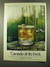 1975 Canadian Mist Whisky Ad - At Its Best - $18.49