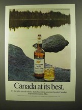 1975 Canadian Mist Whisky Ad - Its Best - £14.54 GBP