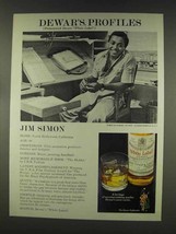 1977 Dewar&#39;s White Label Scotch Ad - Jim Simon - £15.01 GBP