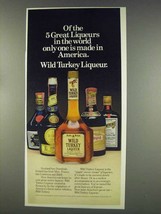 1977 Wild Turkey Liqueur Ad - Only One Made in America - £14.56 GBP