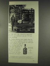 1977 Jack Daniel's Whiskey Ad - After We Use A Barrel - £14.50 GBP