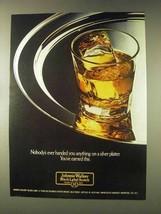 1976 Johnnie Walker Black Label Scotch Ad - Platter - £14.78 GBP