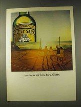 1976 Cutty Sark Scotch Ad - And Now It's Time - £14.54 GBP