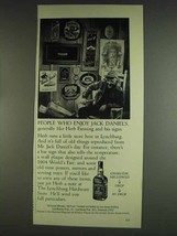 1978 Jack Daniel's Whiskey Ad - Herb Fanning and Signs - $18.49