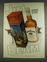 1978 Jim Beam Bourbon Ad - Worthy of Your Giving - £14.78 GBP