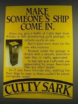1978 Cutty Sark Scotch Ad - Make Someone's Ship Come In - $18.49