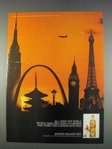 1982 Johnnie Walker Red Label Scotch Ad - All the World - £14.76 GBP