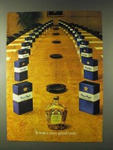 1979 Seagram's Crown Royal Whisky Ad - Very Good Year - $18.49