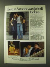 1979 Amaretto di Saronno Ad - We Do It All For Love - $18.49