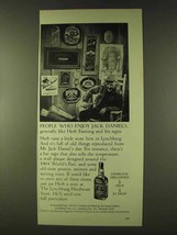 1979 Jack Daniel's Whiskey Ad - Herb Fanning and Signs - £14.56 GBP