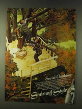 1979 Smirnoff Vodka Ad - Social Climbing - $18.49