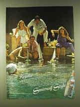 1979 Smirnoff Vodka Ad - Regatta - £14.46 GBP