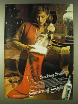 1979 Smirnoff Vodka Ad - Stocking Stuffer - £14.56 GBP
