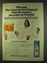 1979 Beefeater Gin Ad - Who Took Crown Jewel of England - £14.48 GBP