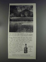 1980 Jack Daniel&#39;s Whiskey Ad - We Never Dreamed - £14.78 GBP