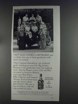 1980 Jack Daniel&#39;s Whiskey Ad - Visit Distillery - £14.45 GBP