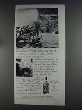 1980 Jack Daniel&#39;s Whiskey Ad - Tennessee Hard Maple - £14.78 GBP