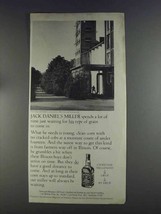 1980 Jack Daniel's Whiskey Ad - Miller Spends Time - $18.49