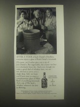 1985 Jack Daniel&#39;s Whiskey Ad - After a Tour of Distillery - £14.78 GBP