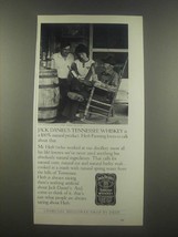 1985 Jack Daniel&#39;s Whiskey Ad - Tennessee Whiskey - $18.49