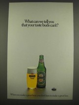 1985 Heineken Beer Ad - What can we tell you that your taste buds can&#39;t - £14.55 GBP