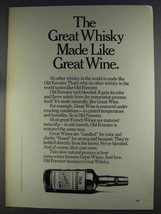 1980 Old Forester Whisky Ad - Make Like Great Wine - £14.78 GBP