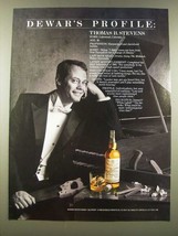 1986 Dewar&#39;s White Label Scotch Ad - Thomas B. Stevens - £14.46 GBP