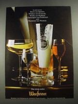 1977 Warsteiner Beer Ad - in German - Es wird serviert - £14.65 GBP