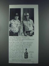 1981 Jack Daniel&#39;s Whiskey Ad - The Rogers Twins - $18.49