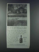 1981 Jack Daniel&#39;s Whiskey Ad - We Never Dreamed - $18.49