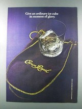 1981 Seagram&#39;s Crown Royal Whisky Ad - Moment of Glory - £14.52 GBP