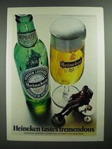 1971 Heineken Beer Ad - Heineken Tastes Tremendous - £14.74 GBP