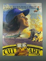 1981 Cutty Sark Scotch Ad - Kitty O'Neil - $18.49