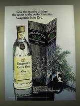 1972 Seagram&#39;s Extra Dry Gin Ad - The Secret - £14.44 GBP