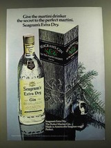 1972 Seagram&#39;s Extra Dry Gin Ad - The Secret - $18.49