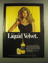 1979 Black Velvet Whisky Ad - Liquid Velvet - £14.48 GBP