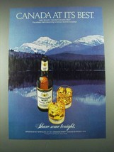 1981 Canadian Mist Whisky Ad - At Its Best - £14.78 GBP