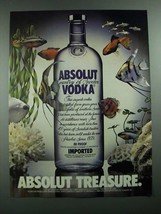 1988 Absolut Vodka Ad - Absolut Treasure - $18.49