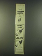 1959 Sandeman Armada Cream and Dry Don Sherry Ad - £14.78 GBP