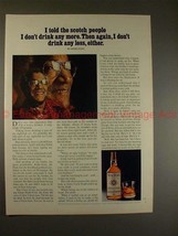 1973 Teacher&#39;s Scotch Whisky Ad w/ Redd Foxx NICE!! - £14.87 GBP