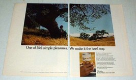 1972 Olympia Beer Ad - We Make it the Hard Way! - £14.48 GBP