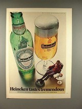 1972 Heineken Beer Ad - Tastes Tremendous! - £14.74 GBP