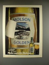 1981 Molson Beer Ad - Best of Canada - £14.77 GBP