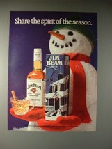 1983 Jim Beam Bourbon Whiskey Ad - Share Spirit - £14.54 GBP